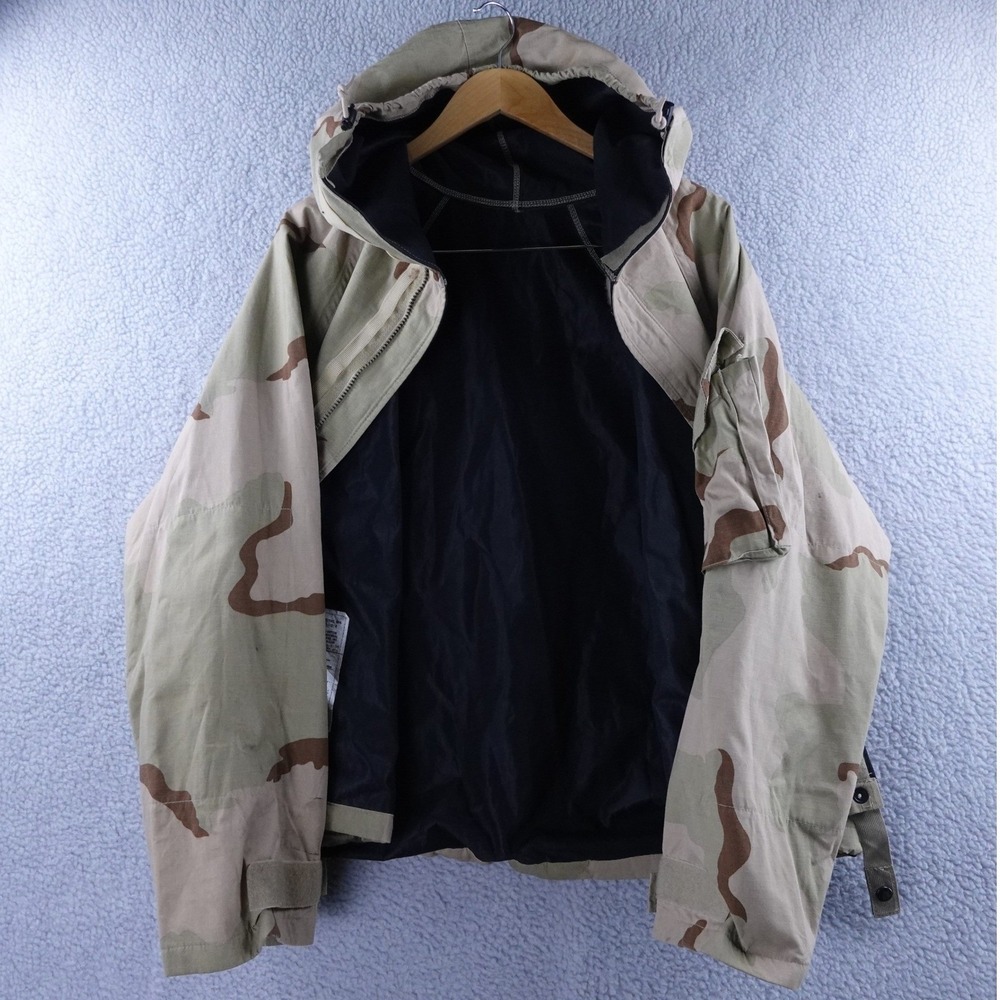 US Military Camo Jacket M65‎ Large Regular Chemical Protection Ripstop Goretex - Picture 2 of 8